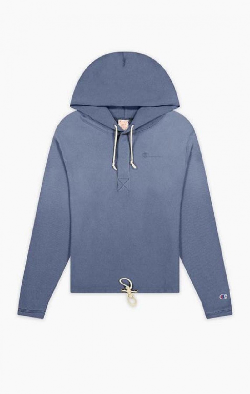 Champion Ombré Wash Drawstring Pásom Hoodie Mikina s Kapucnou Damske Tmavo Tyrkysové | 5087-DPZYK