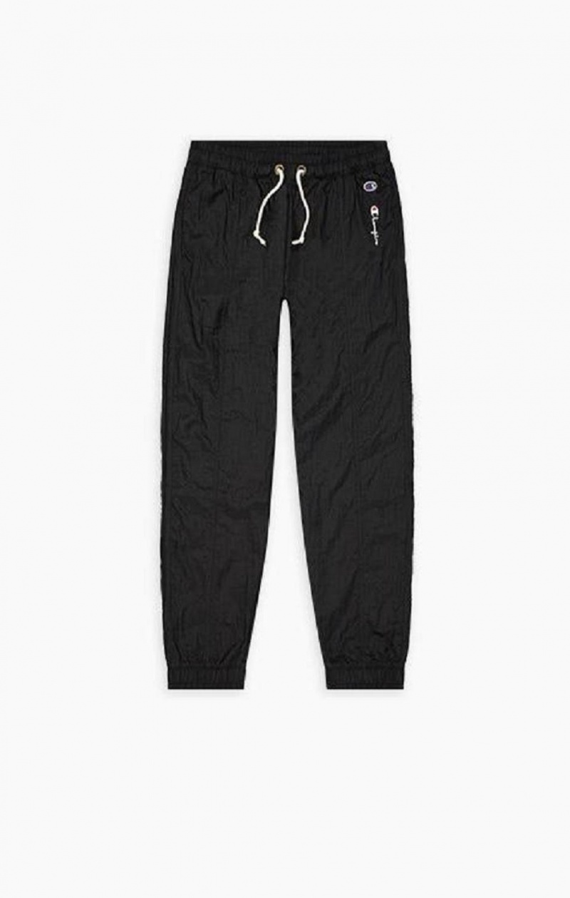 Champion Panel Detail Cuffed Tracking Pants Jogger Nohavice Damske Čierne | 1243-HYAJU