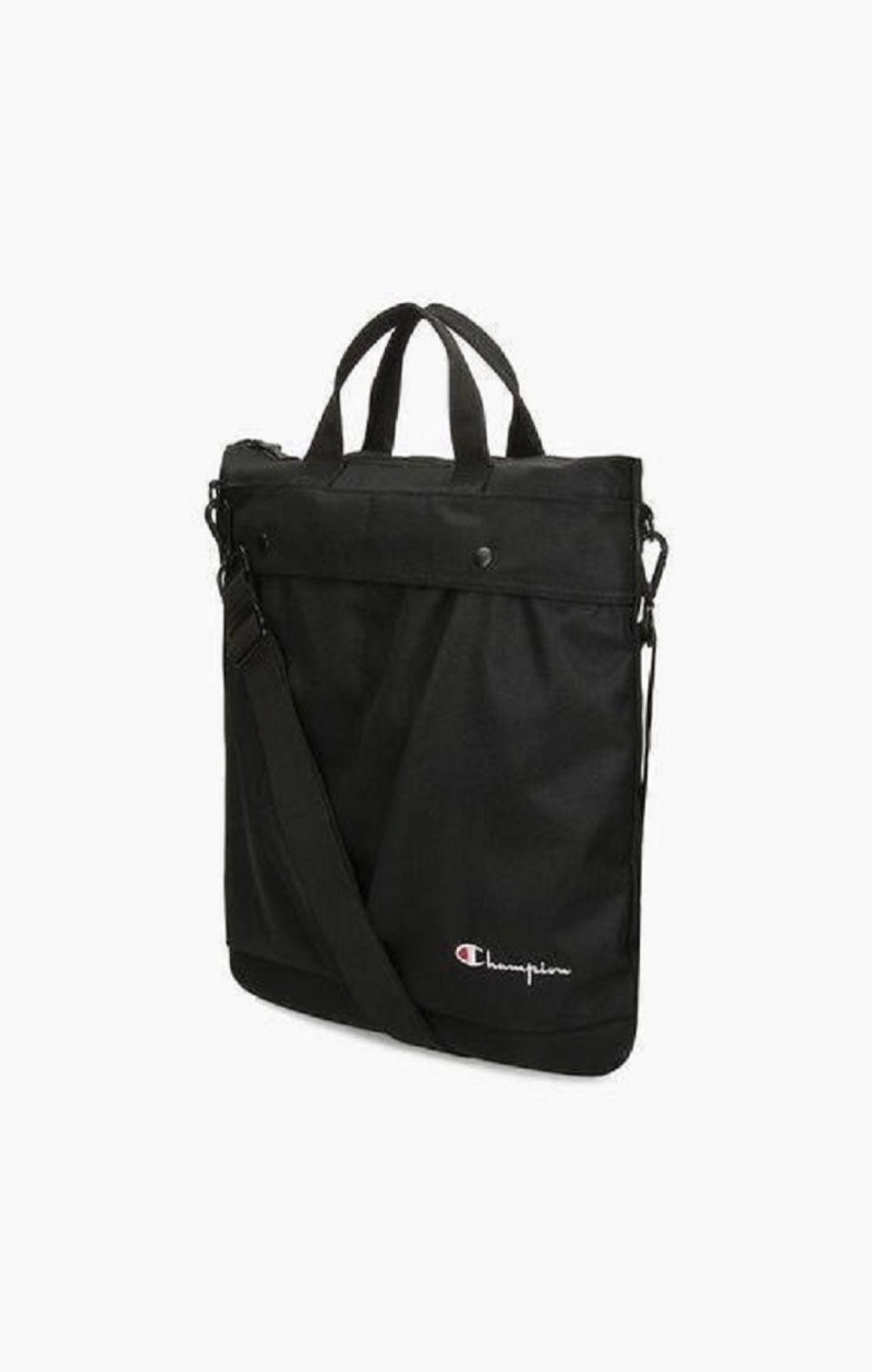 Champion Pocket Front Zip Tote Bag Tasky Damske Čierne | 8495-BMSEX