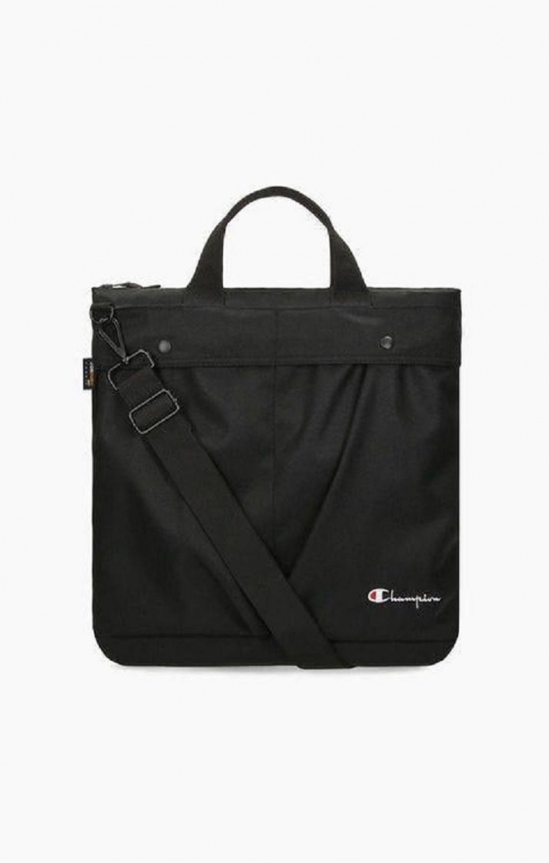 Champion Pocket Front Zip Tote Bag Tasky Damske Čierne | 8495-BMSEX