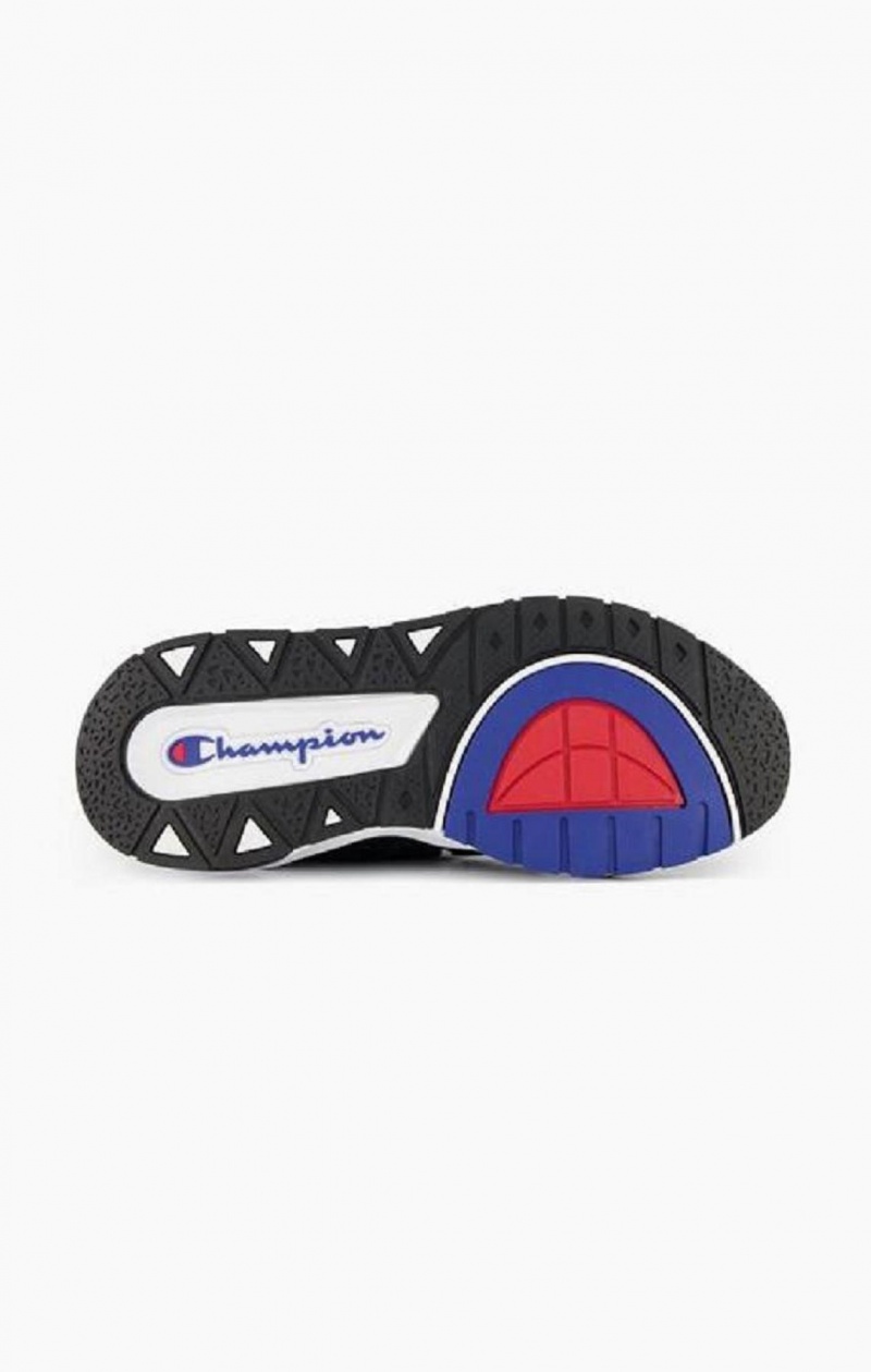 Champion Rally C Logo Sock Runner Trainers Tenisky Panske Čierne | 7841-AXPDY