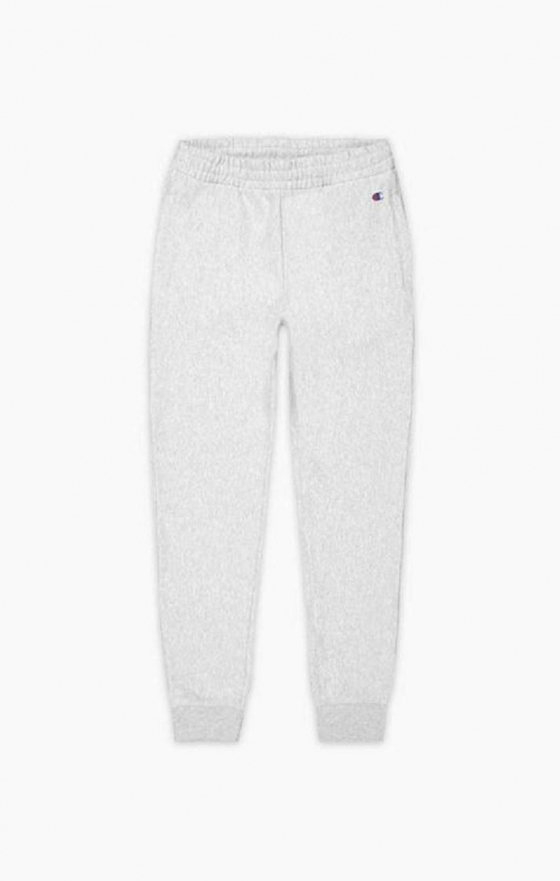 Champion Rebrovaný Cuffed Stretch Reverse Weave Joggers Jogger Nohavice Damske Svetlo Siva | 5946-ABEMX