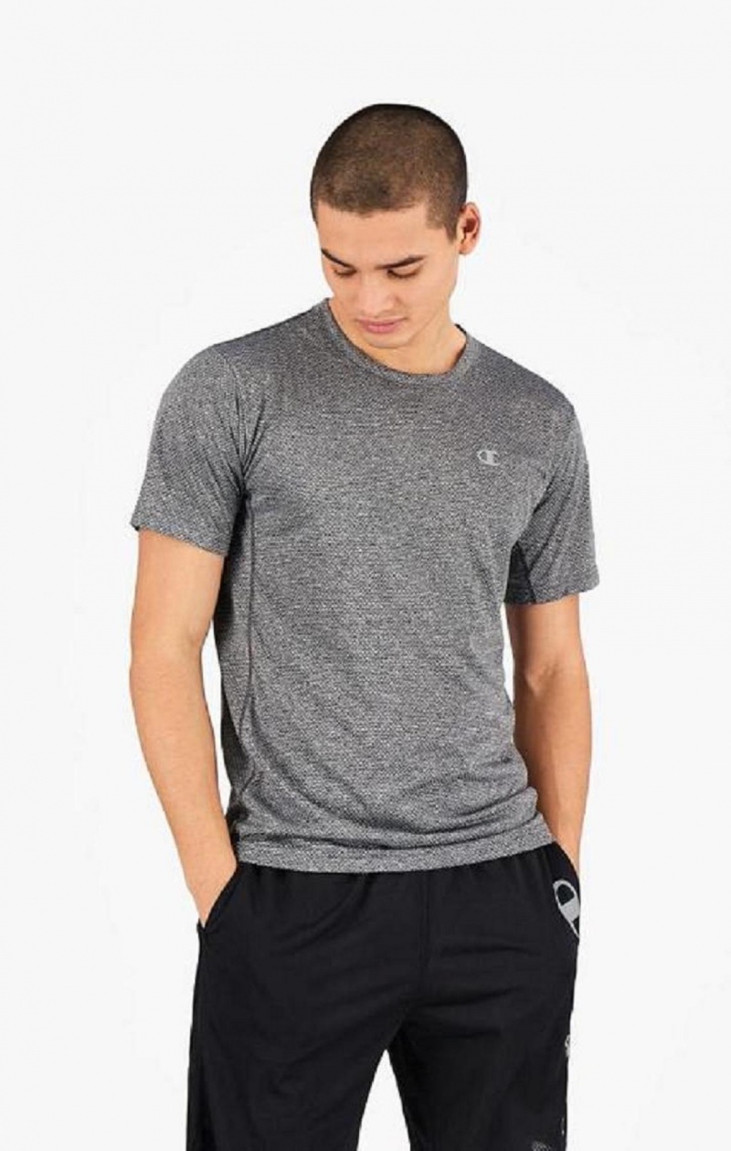 Champion Reflective C Quick Dry Tréningová T-Shirt Tricko Panske Svetlo Siva | 9374-LACSU