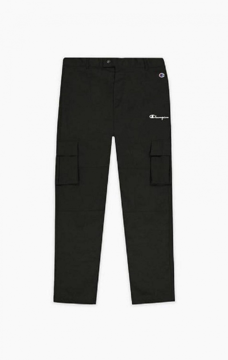 Champion Reflective Logo Cargo Pants Jogger Nohavice Panske Čierne | 3716-IENHS