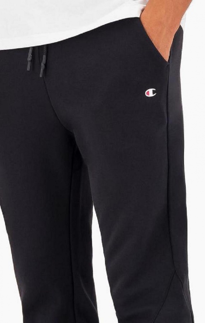 Champion Reflective Logo Joggers Jogger Nohavice Panske Čierne | 2160-ODIKY