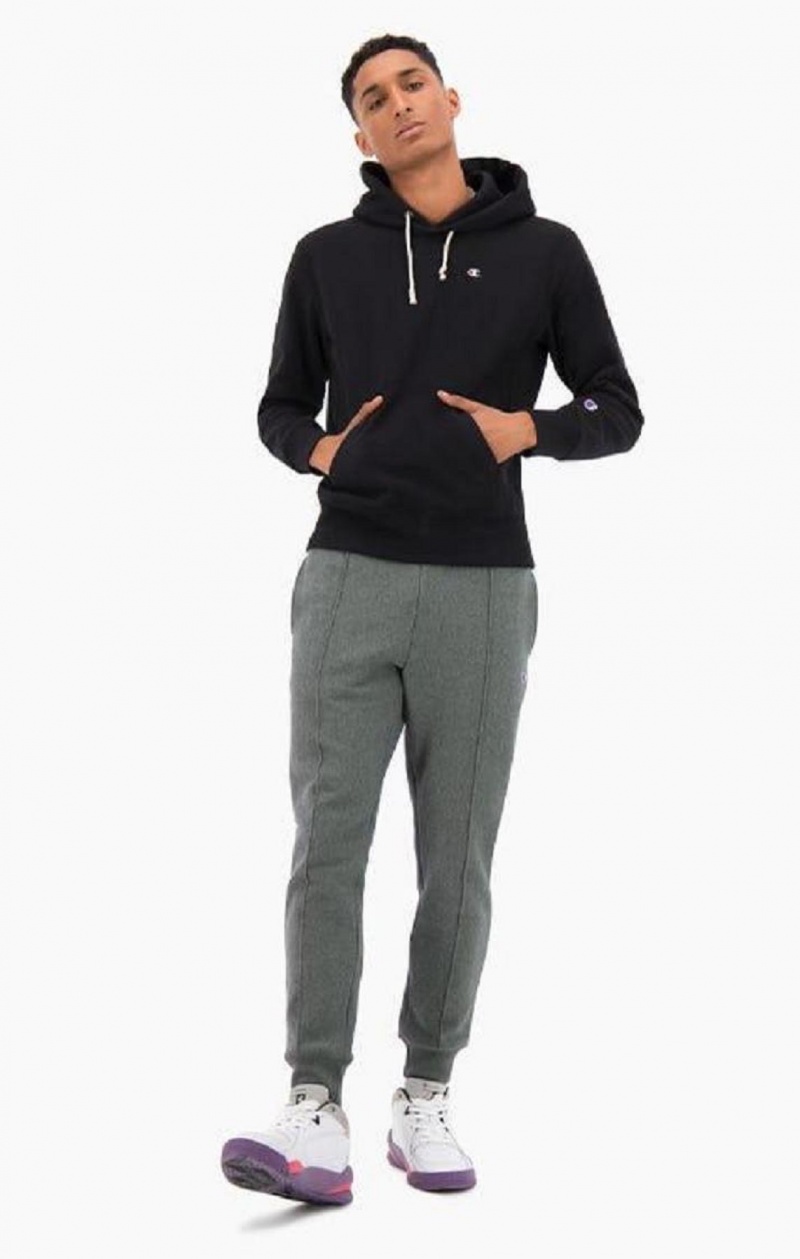 Champion Reverse Weave Cuffed Joggers Jogger Nohavice Panske Tmavo Siva | 4795-CYZXR