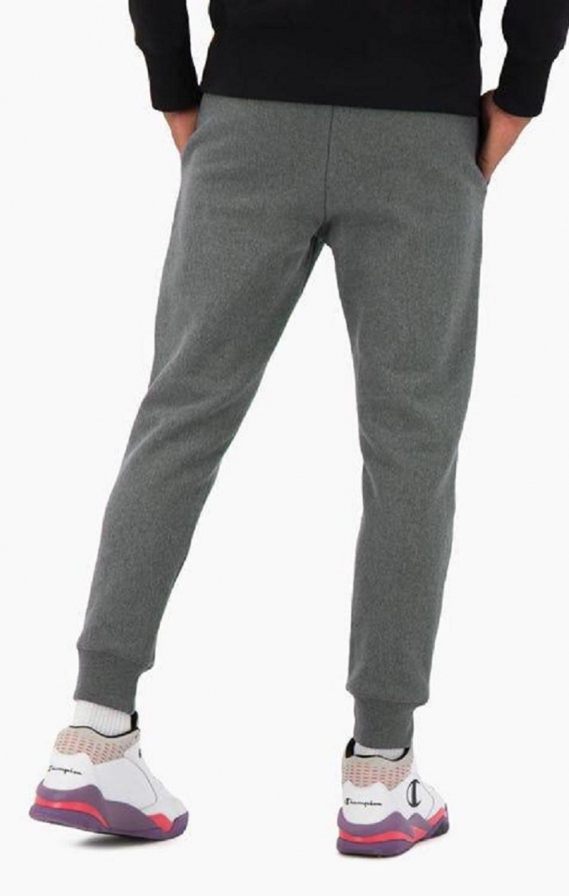 Champion Reverse Weave Cuffed Joggers Jogger Nohavice Panske Tmavo Siva | 4795-CYZXR