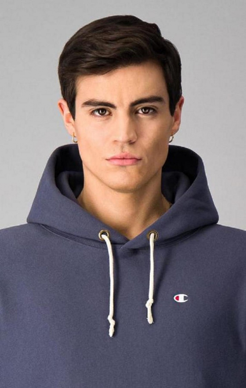 Champion Reverse Weave Hoodie Mikina s Kapucnou Panske Tyrkysové | 0568-OWUCA