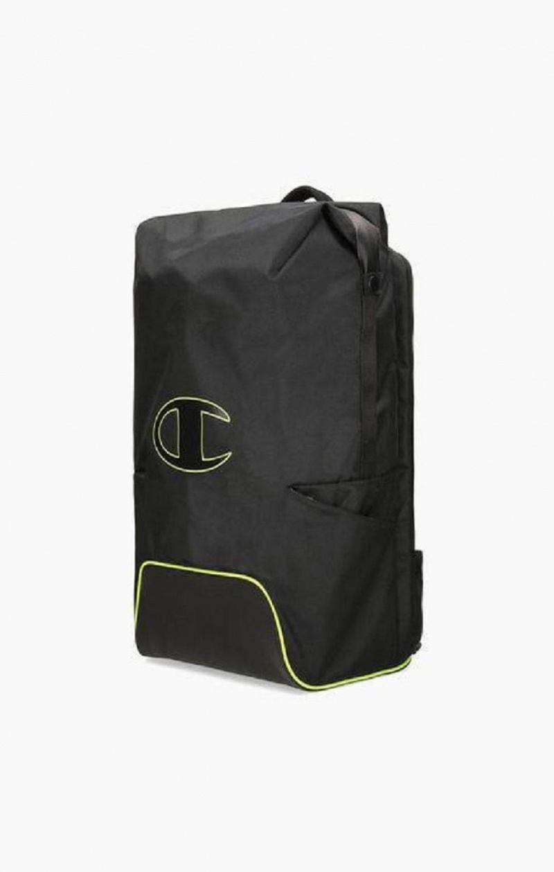 Champion Roll Top Neon Outline C Logo Backpack Tasky Panske Čierne | 7546-MKGSN