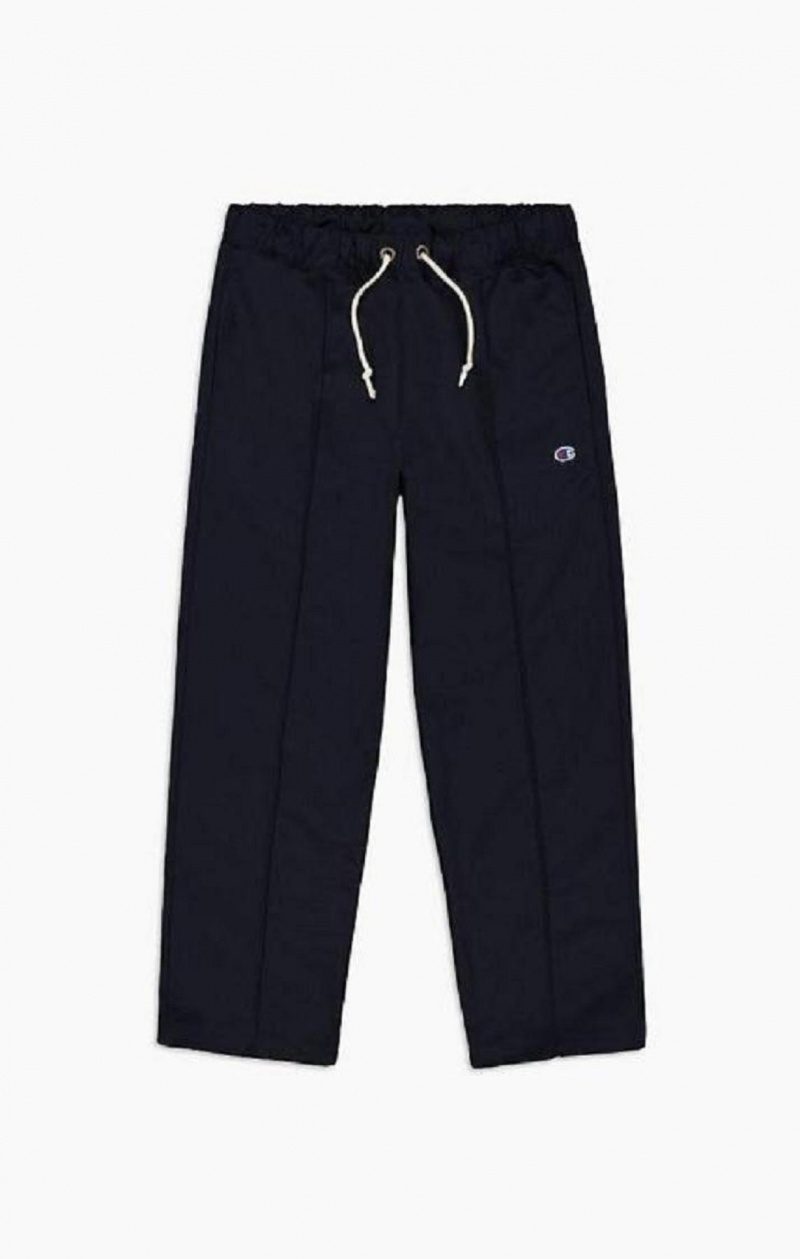 Champion Rovno Leg Front Seam Woven Trousers Jogger Nohavice Panske Tmavo Modre | 1948-JYSRN