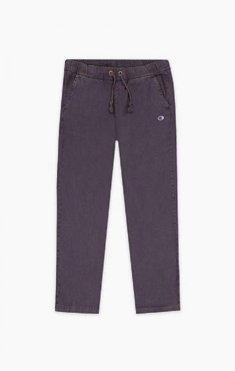 Champion Rovno Leg Premium Bavlnene Tracking Pants Jogger Nohavice Panske Tmavo Tyrkysové | 4381-JDPZQ