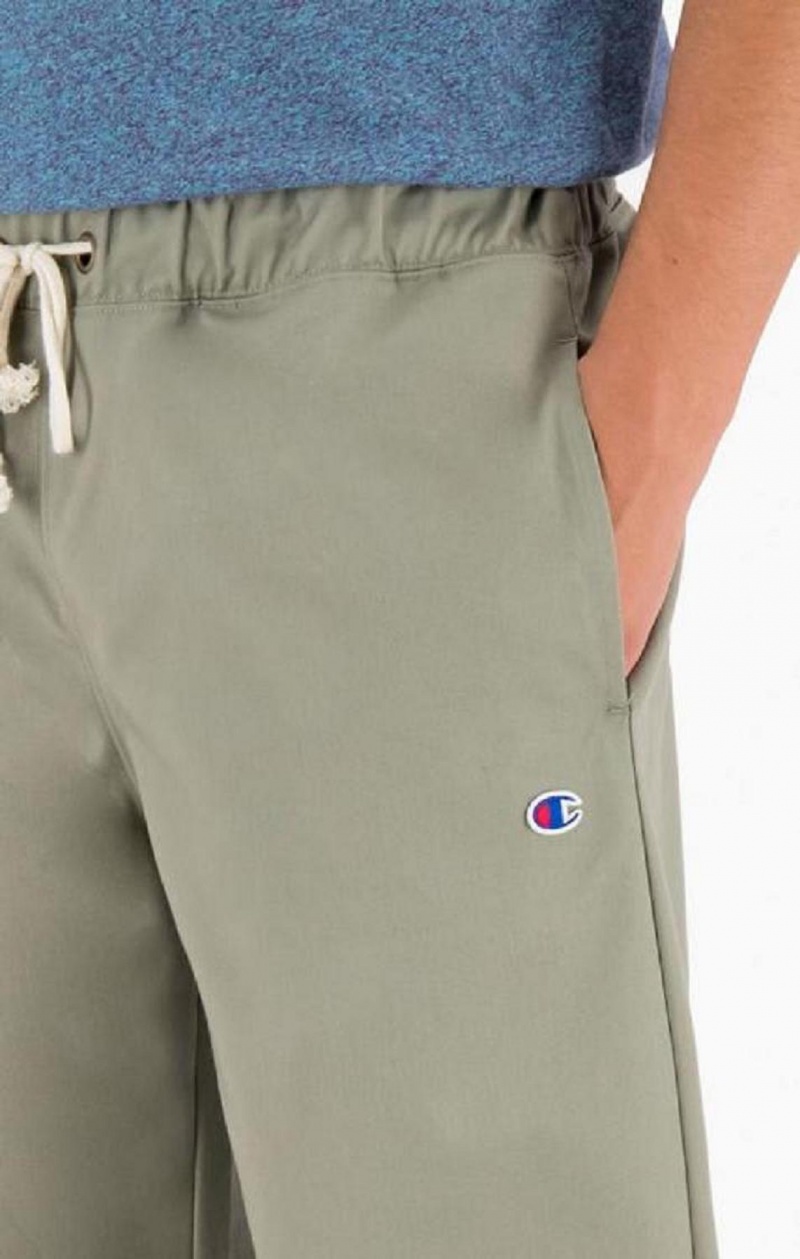 Champion Rovno Leg Woven Trousers Jogger Nohavice Panske Béžové | 3940-QLNGO