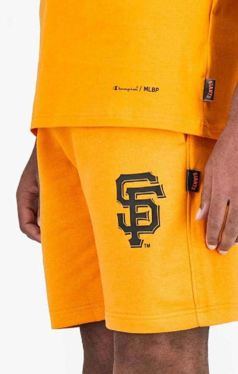 Champion San Francisco MLB Shorts Kratasy Panske Oranžové | 2304-QJUYT