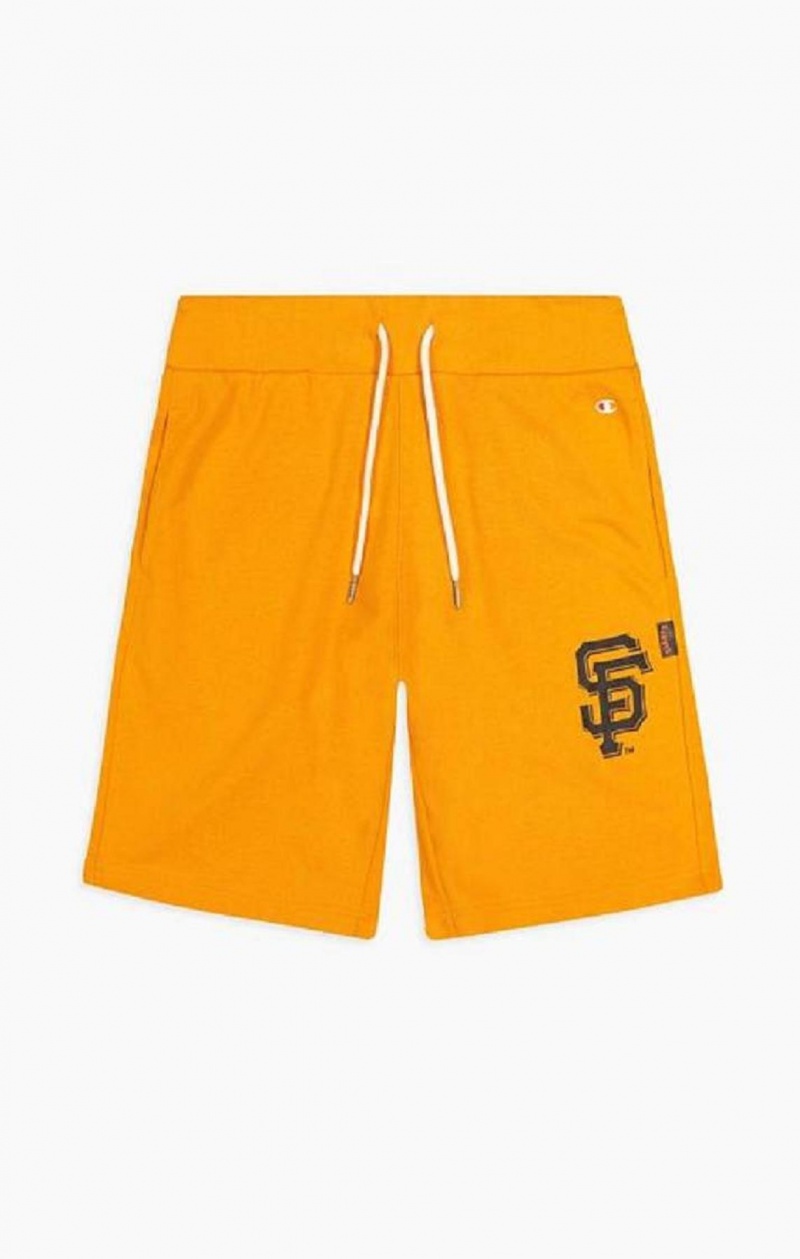 Champion San Francisco MLB Shorts Kratasy Panske Oranžové | 2304-QJUYT