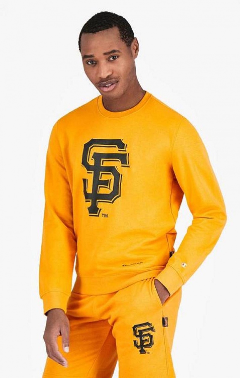 Champion San Francisco MLB Sweatshirt Mikiny Panske Oranžové | 7136-WYRUN