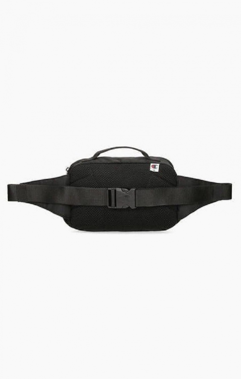 Champion Satin C Logo Patch Utility Belt Bag Tasky Panske Čierne | 8435-WFPRJ