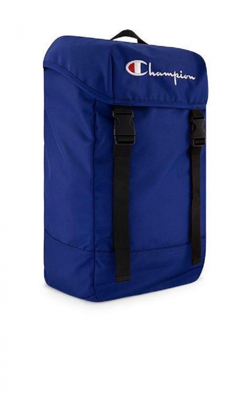 Champion Script Logo Prackou Front Backpack Tasky Damske Modre | 6701-HRYQZ