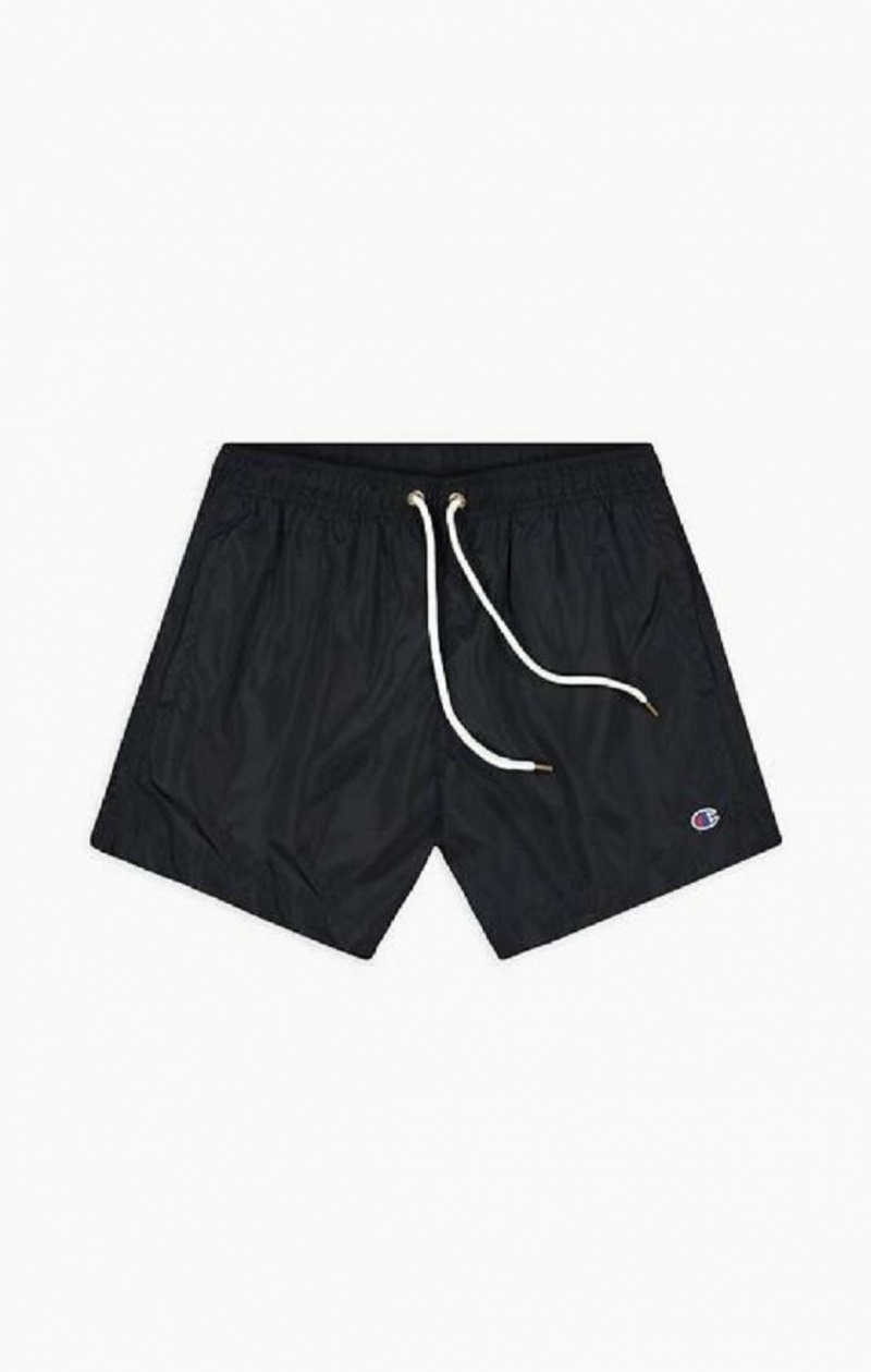 Champion Small C Logo Swim Shorts Plavky Panske Tmavo Modre | 1587-VPIBS