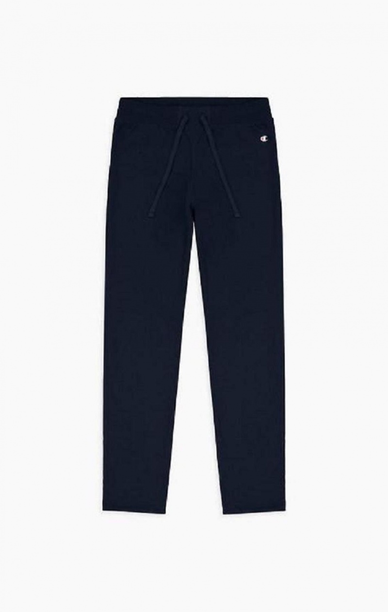 Champion Stretch Bavlnene Terry Joggers Jogger Nohavice Damske Tmavo Modre | 7456-ZHRSC