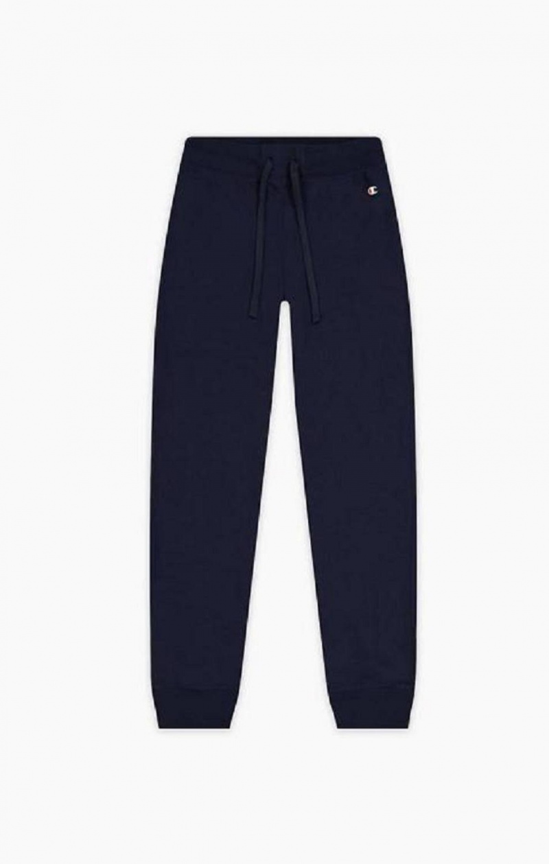 Champion Stretch Bavlnene Terry Joggers Jogger Nohavice Damske Tmavo Modre | 8359-QAEWL