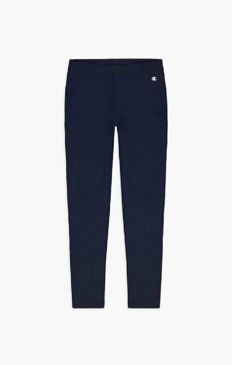 Champion Stretch Bavlnene Terry Leggings Jogger Nohavice Damske Tmavo Modre | 8391-QEOIS