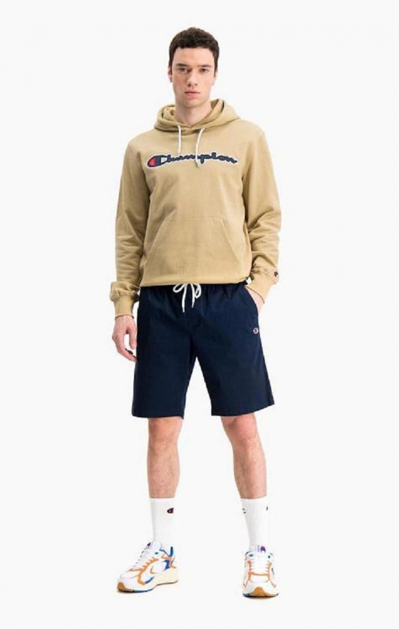 Champion Stretch Bavlnene Twill Bermuda Shorts Kratasy Panske Tmavo Modre | 1536-PLOJN