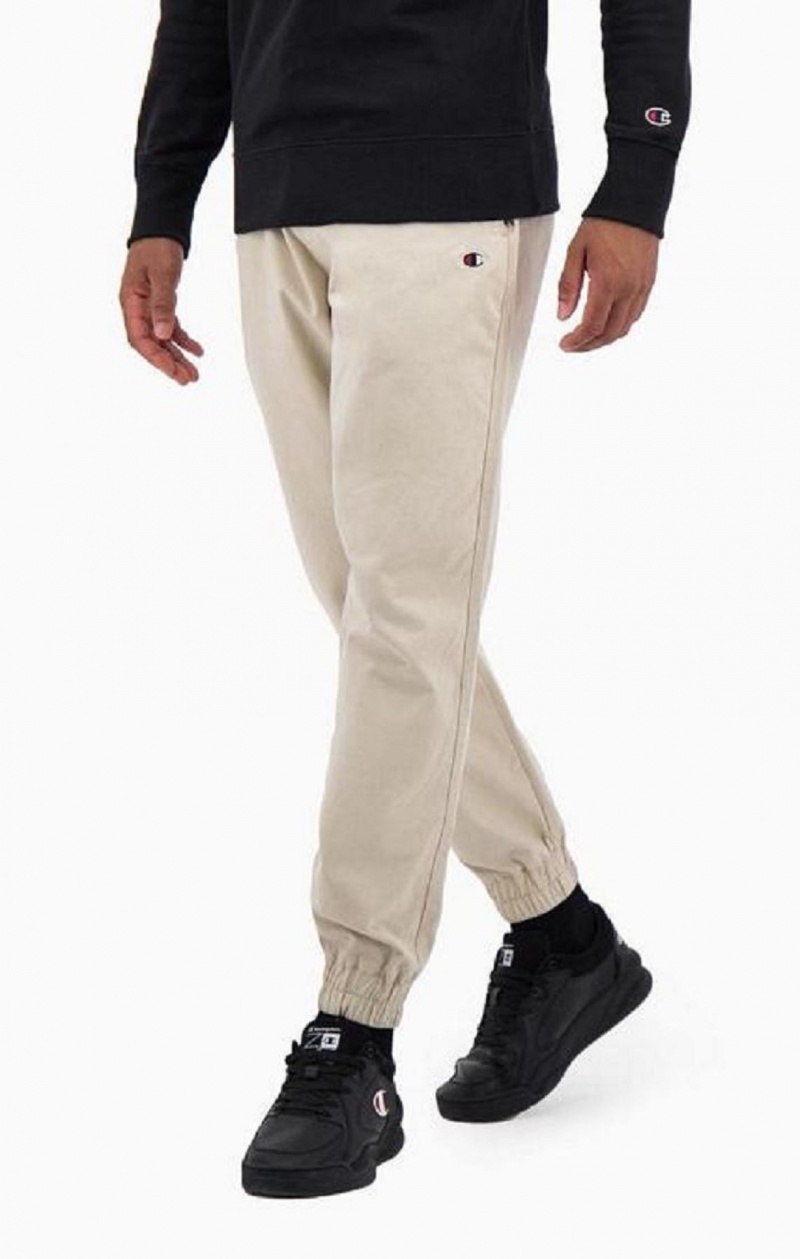 Champion Stretch Bavlnene Twill Cuffed Trousers Jogger Nohavice Panske Hnede | 4268-CGNTB