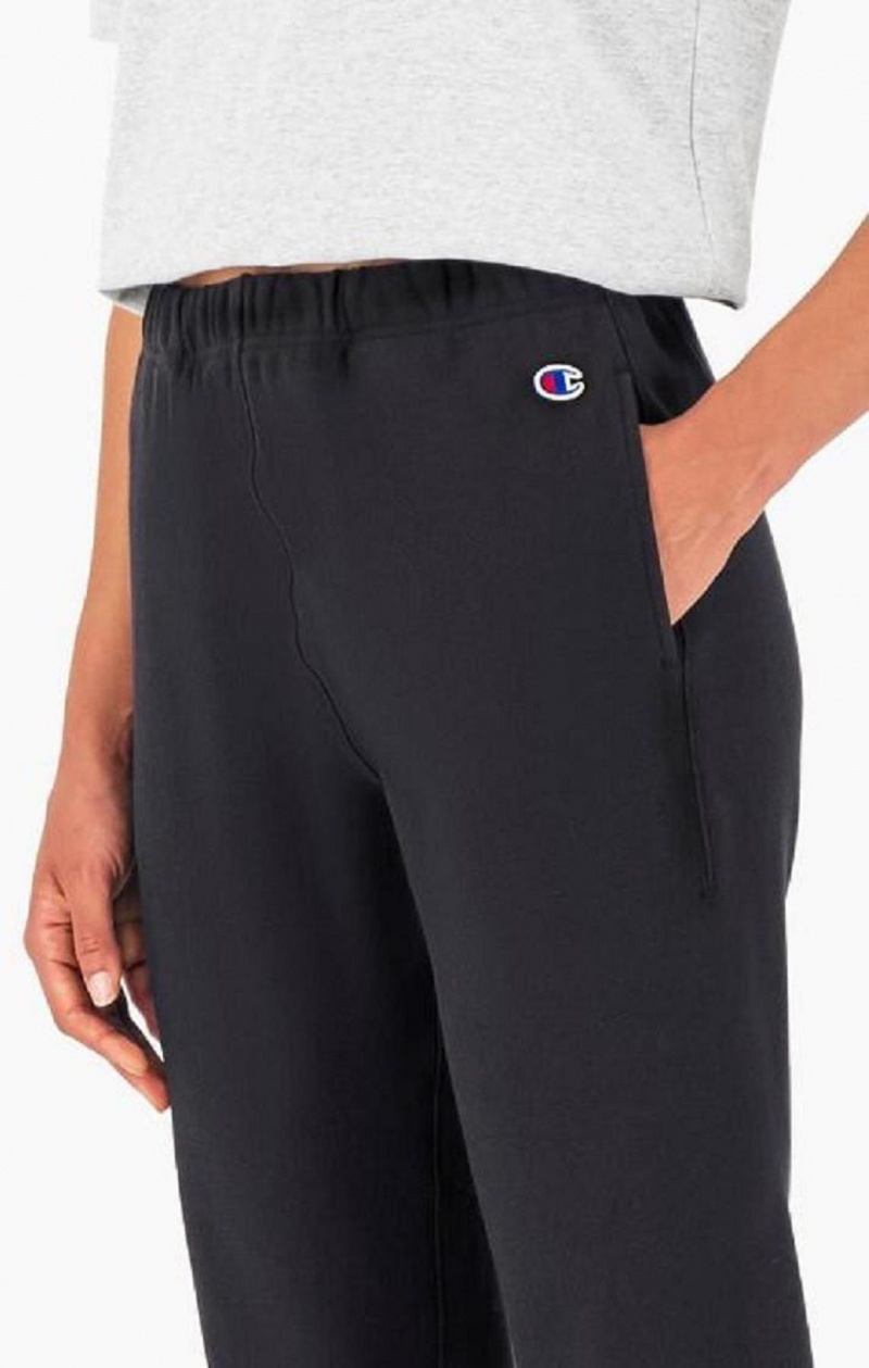 Champion Stretch Reverse Weave Joggers Jogger Nohavice Damske Čierne | 5493-CPIHE