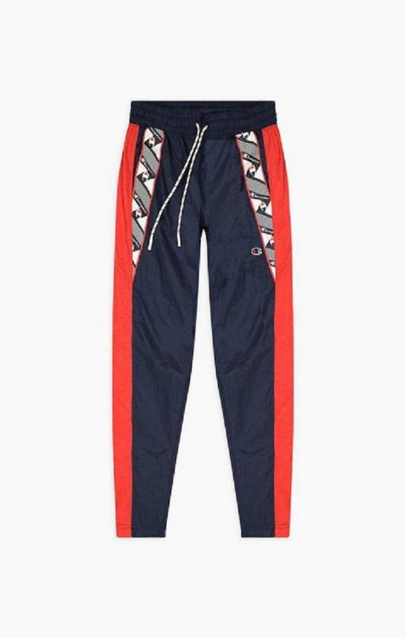 Champion Stripe Logo Tape Insert Cigarette Pants Jogger Nohavice Damske Tmavo Tyrkysové | 1203-MIPLJ