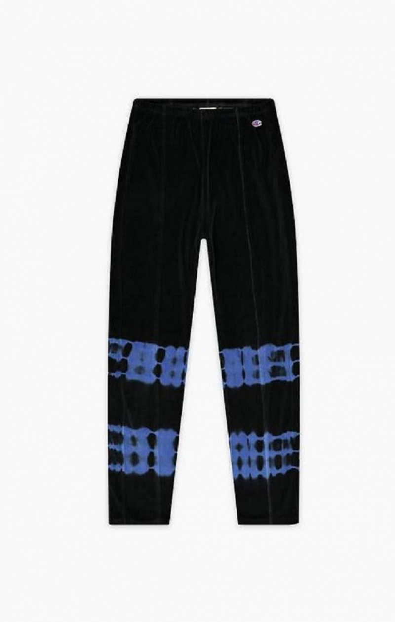 Champion Tie Dye C Logo Velour Tracking Pants Jogger Nohavice Damske Tmavo Modre | 1567-QYPNB