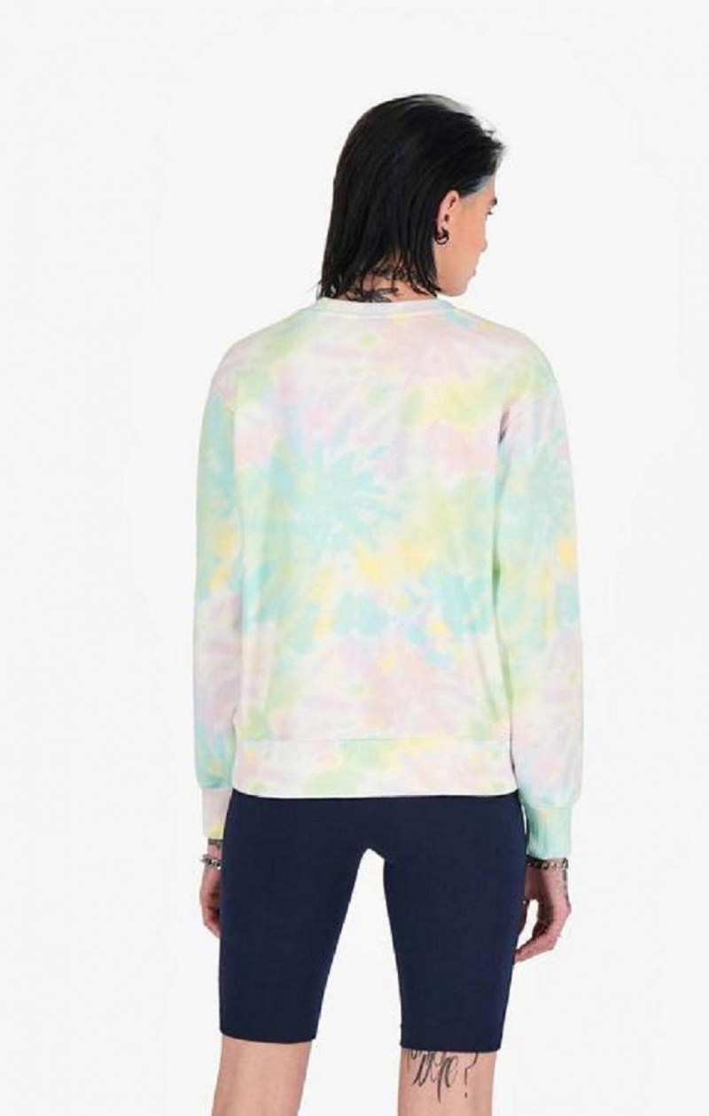 Champion Tie Dye Digitálny Print Sweatshirt Mikiny Damske Koralove | 0328-QKUPN