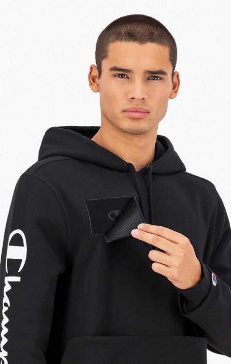 Champion Ultimate Gaming Hoodie Mikina s Kapucnou Panske Čierne | 3275-CQSWM