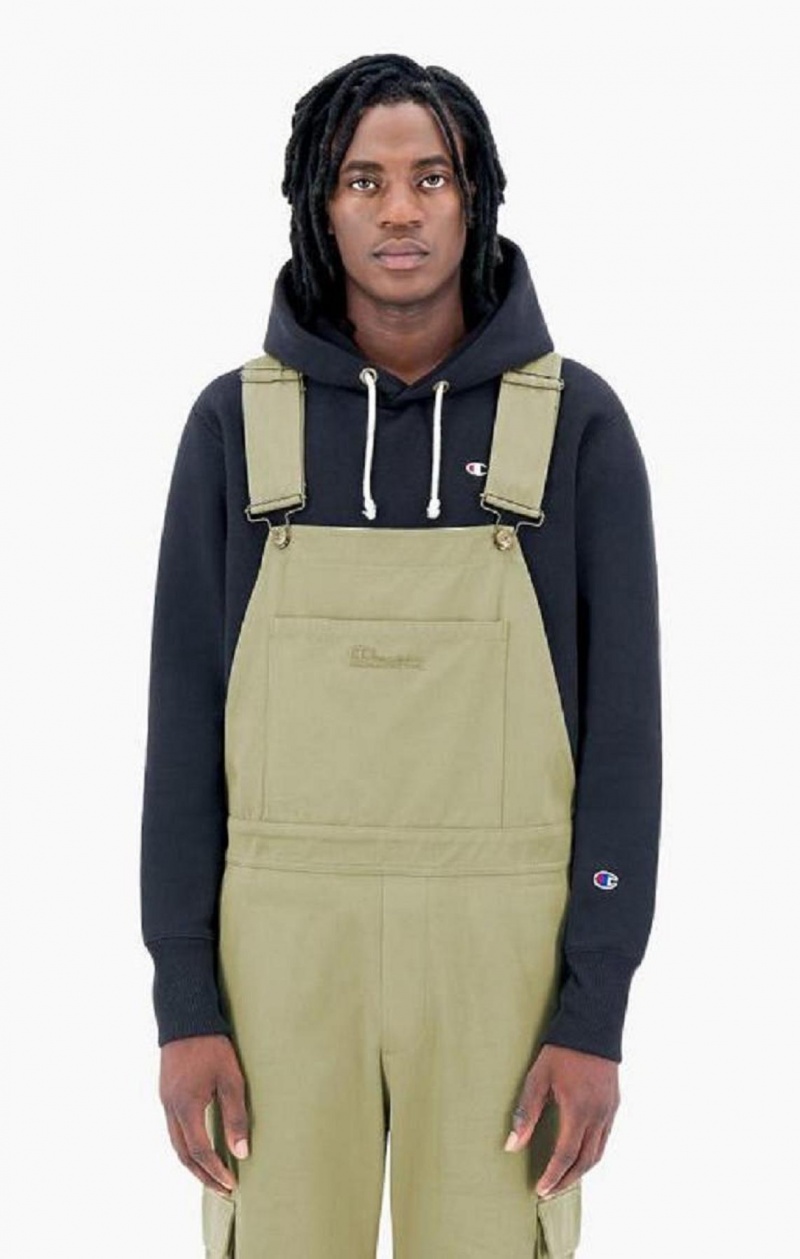 Champion Woven Utility Dungarees Pants Jogger Nohavice Panske Béžové | 3287-GXQFB