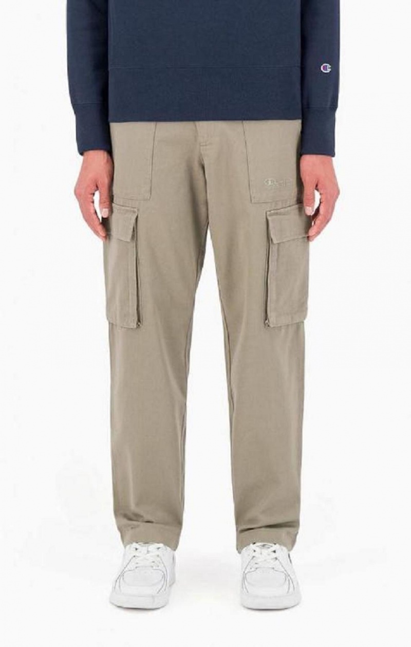 Champion Woven Utility Trousers Jogger Nohavice Panske Béžové | 9451-ZNRVC