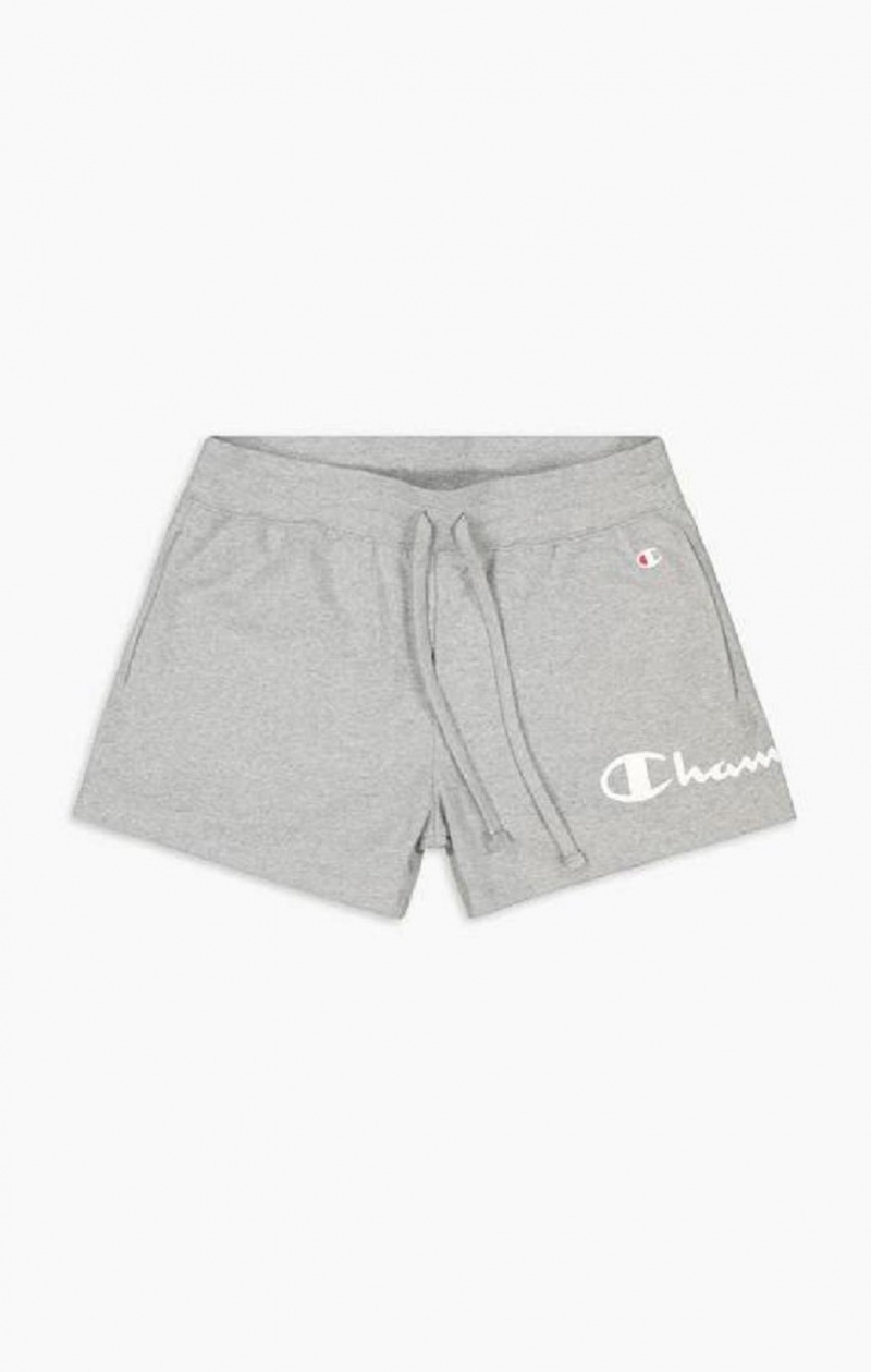 Champion Wraparound Script Logo Runner Shorts Kratasy Damske Svetlo Siva | 0896-YMKQF