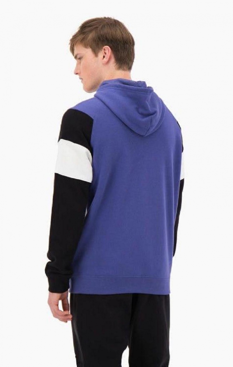 Champion Zip-Up Colour Block Bavlnene Terry S Kapucňou Jacket Mikina s Kapucnou Panske Lavendel | 9548-OBDEY