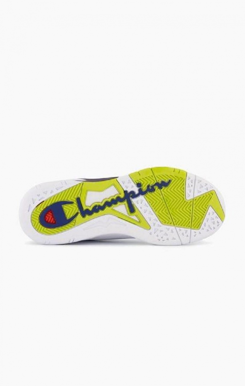 Champion Zone 93 Stredne-Cut Trainers Tenisky Panske Biele | 4836-JZHKS